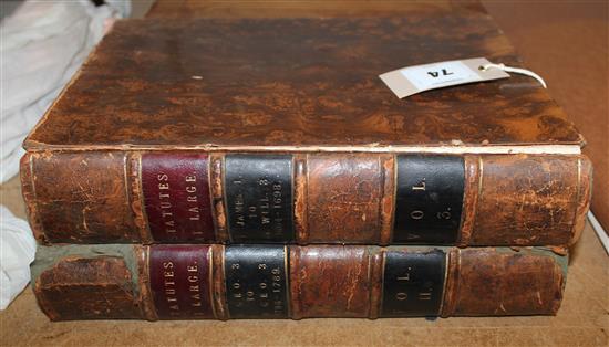 Four bindings - legal, decorative only